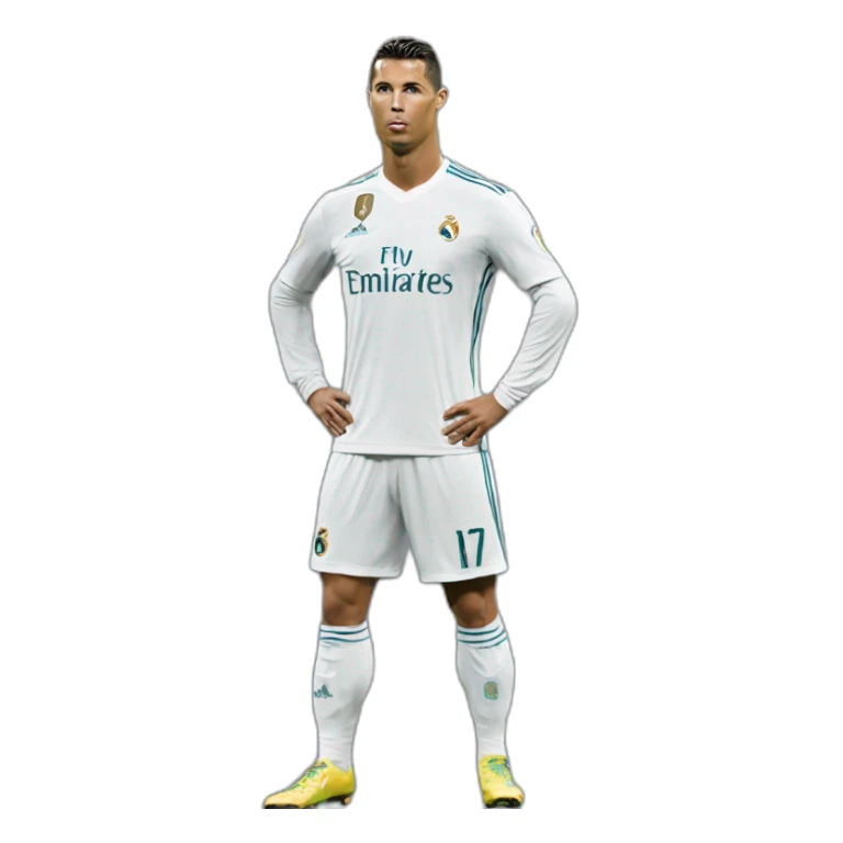 ronaldo soulève la ligue des champions sticker