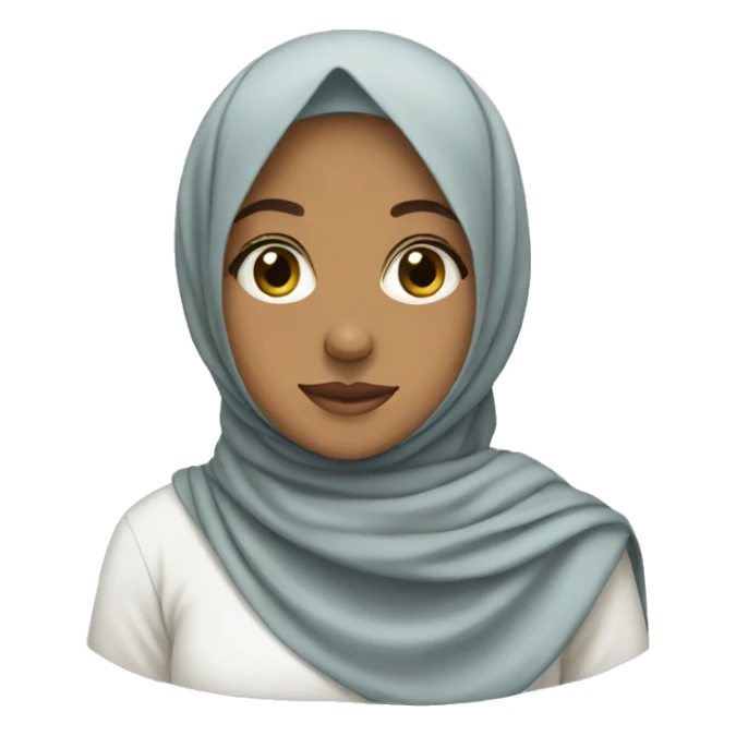 Girl in hijab sticker