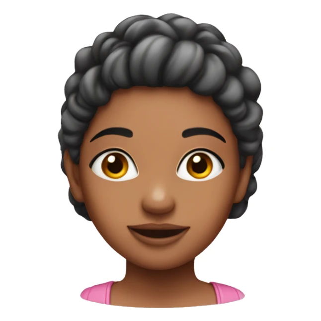 A pink coquete girl sticker