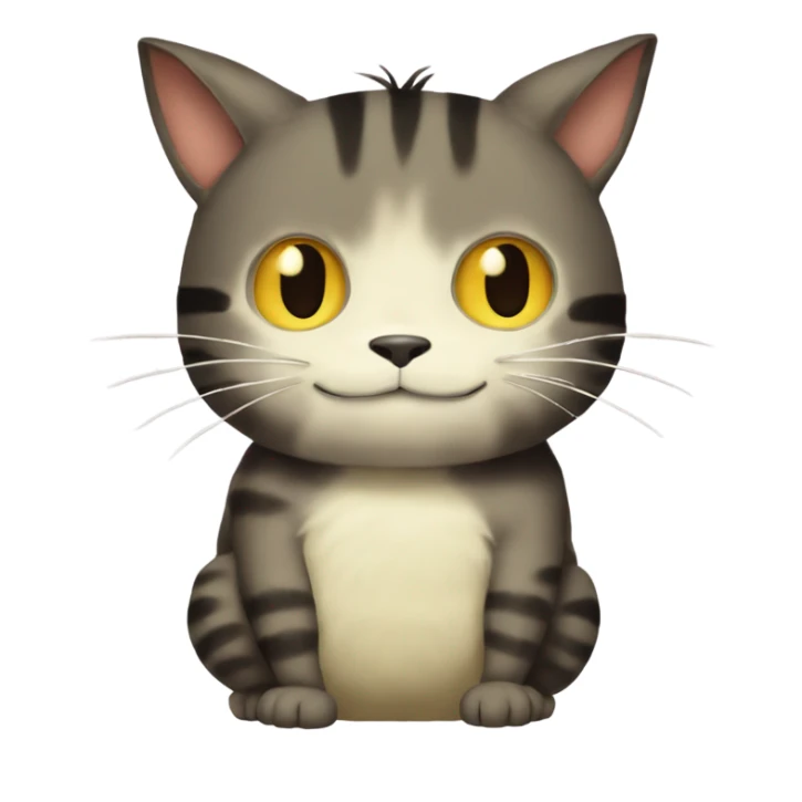 my neighbour totoro cat bus pretty sticker