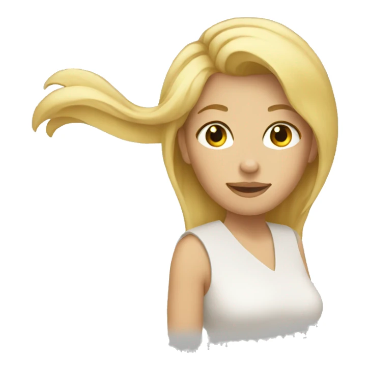 Mother with blonde hair pulling Jet sticker