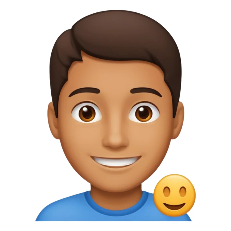 an icon of a person with a small chip next to him sticker