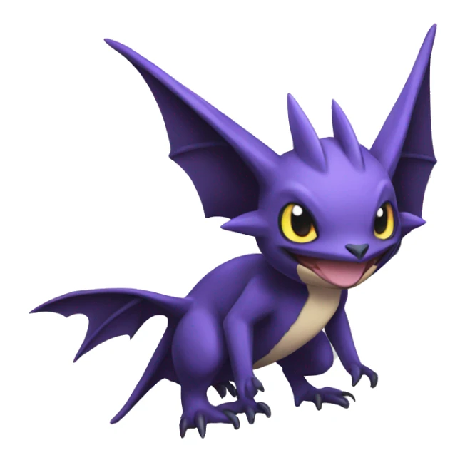  Noibat-Noivern-Nargacuga-Fakémon sticker