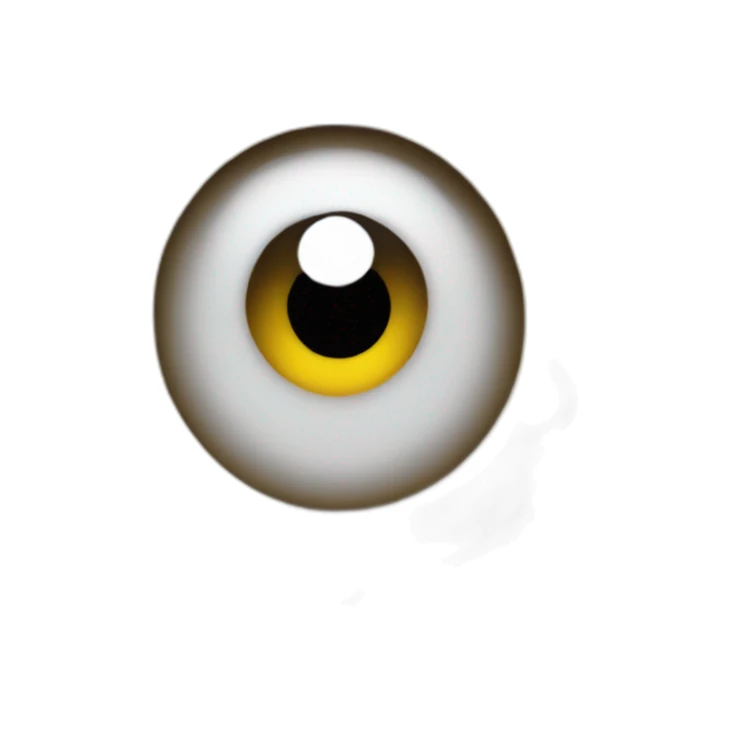 only eyes seen in a pile of snow sticker