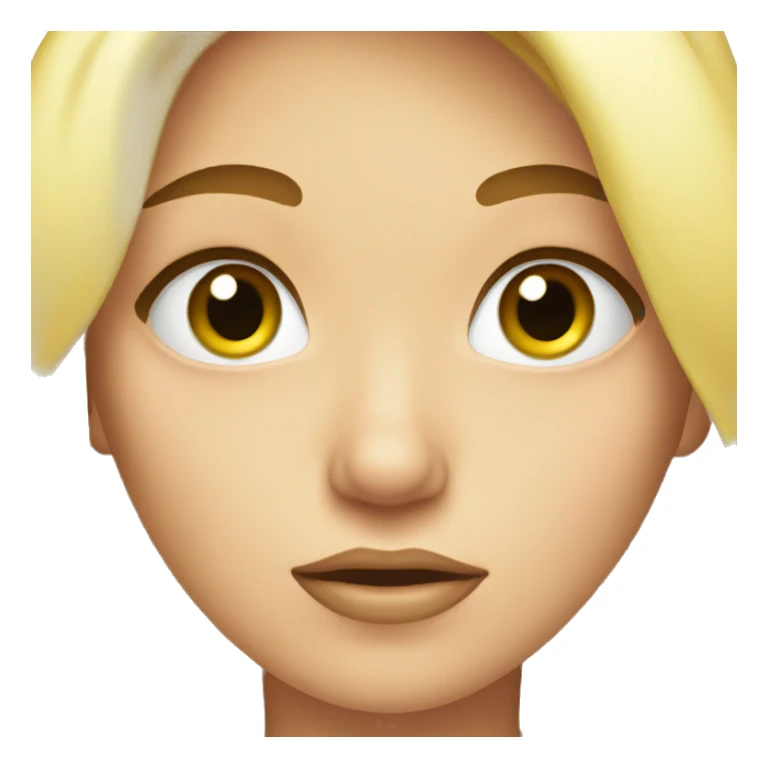 Pretty girl, blonde, facepalm  sticker