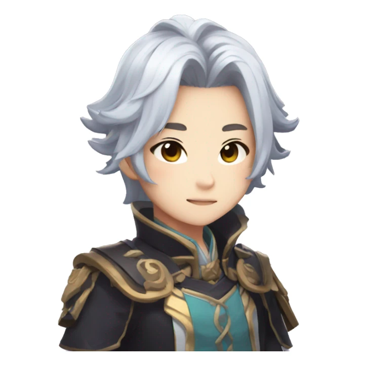 Xiao from genshin impact sticker