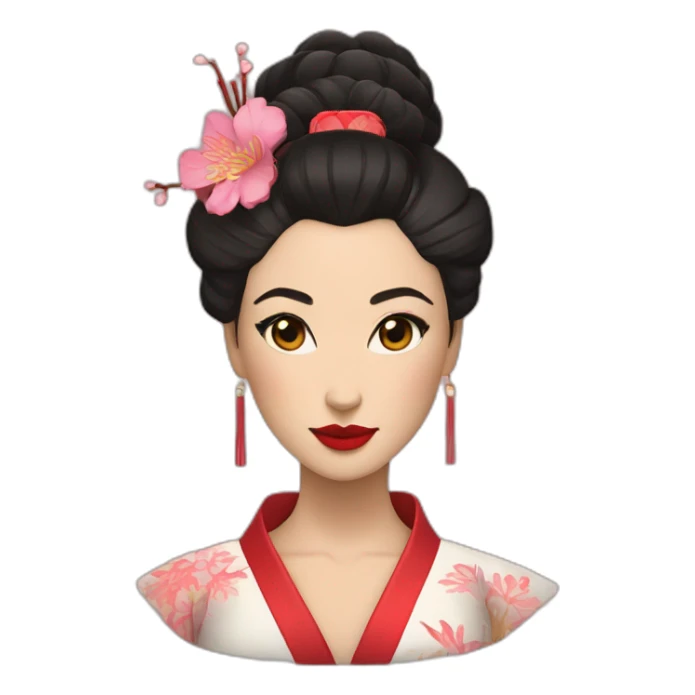 Gal gadot geisha sticker