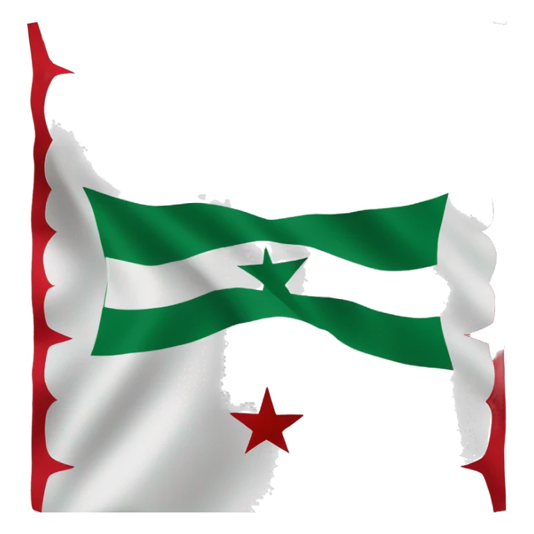 flag of casablanca city morocco sticker