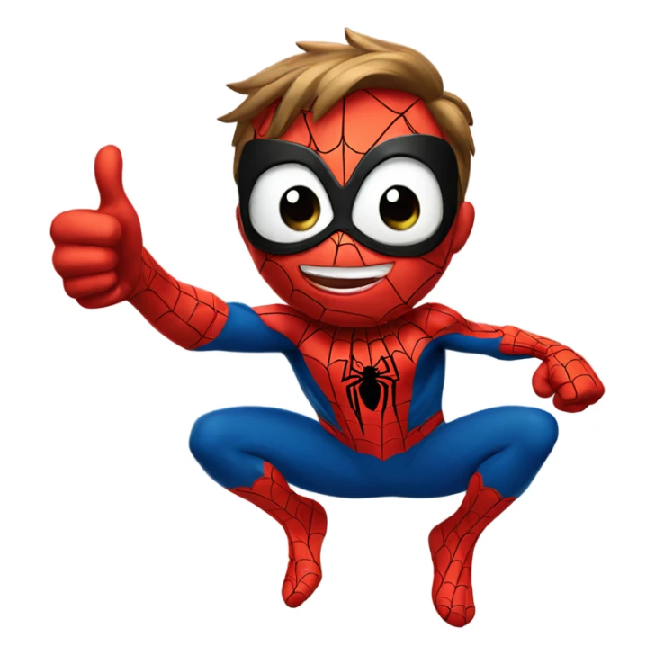 spider-man giving a thumbs up sticker