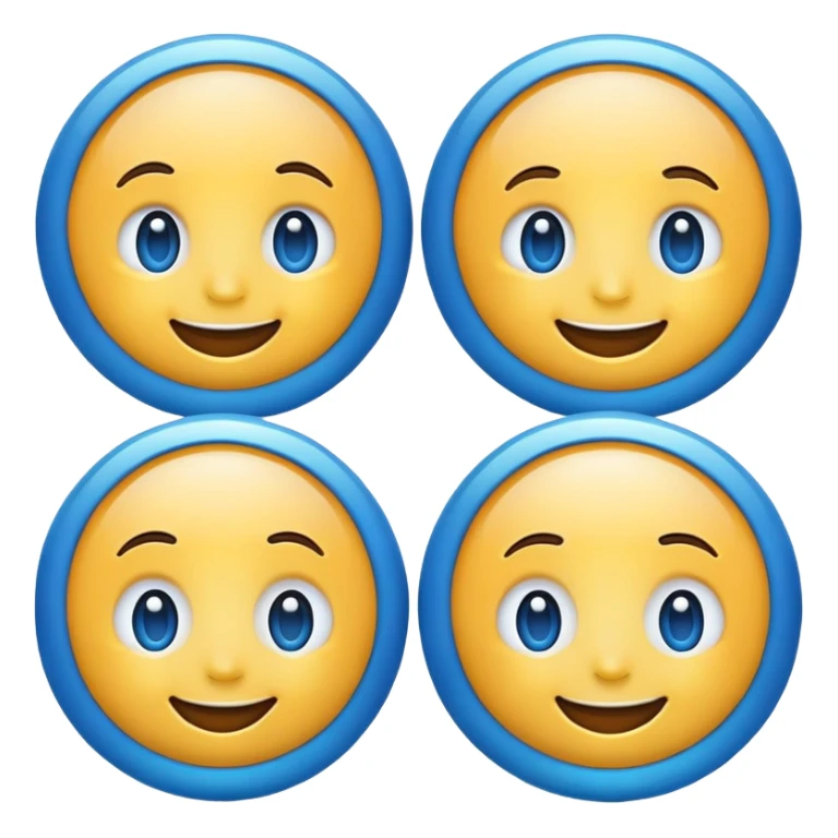 Blueemoji sticker