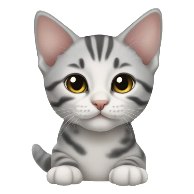 American Shorthair kitten sticker