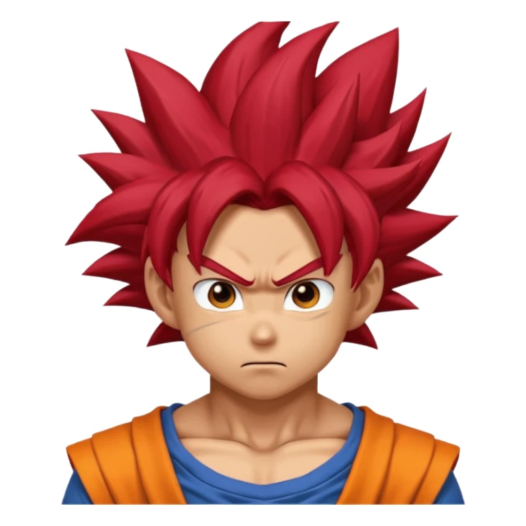 Goku super sayian god sticker