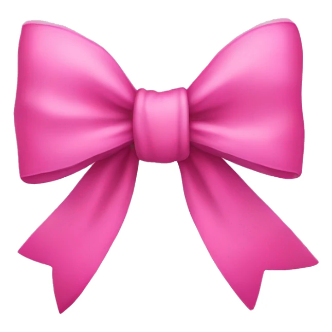 Pink bow sticker