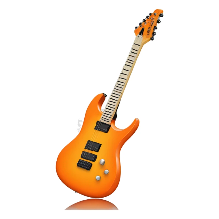 Orange ibenez Joe satriani guitar sticker
