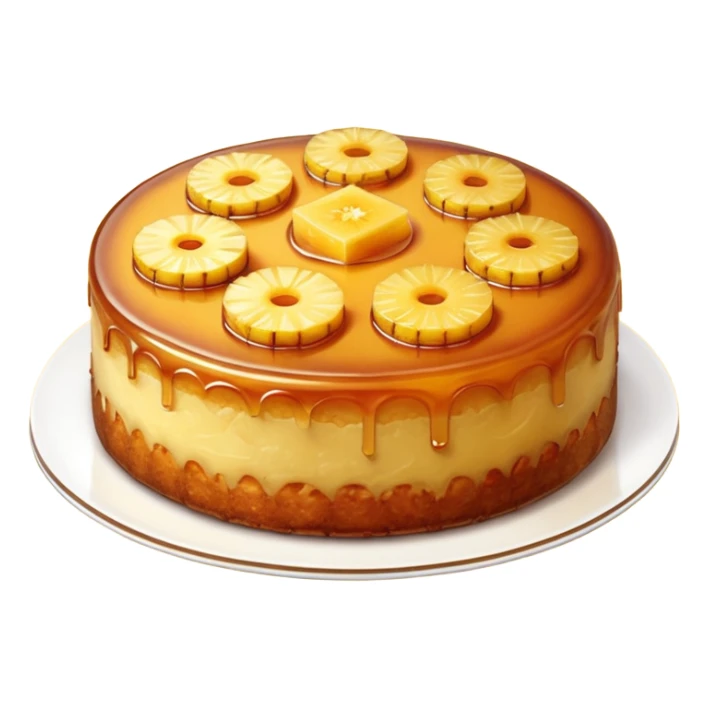 upside down cake sticker