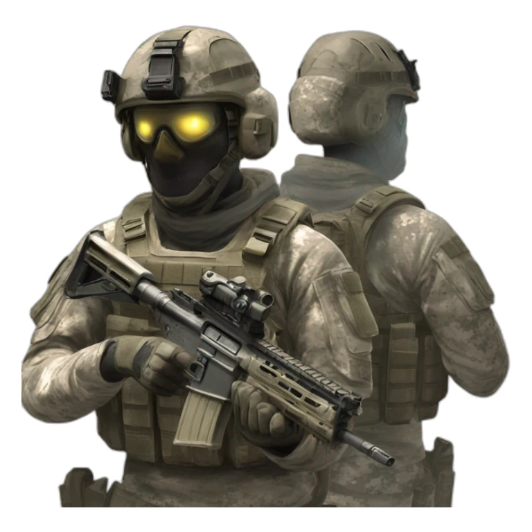 Ghost from Call of Duty Modern Warfare 2 sticker