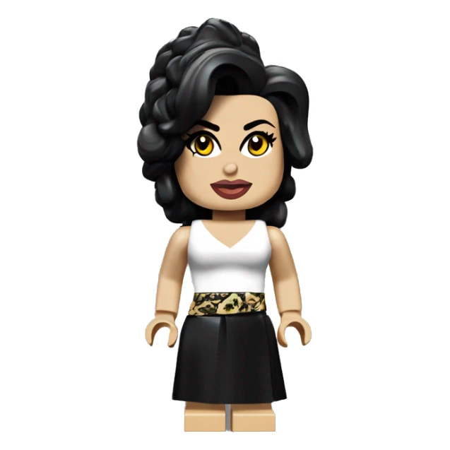 amy winehouse lego full body sticker