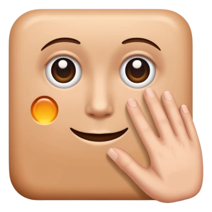 Hand wich is doing a square with the thumb, the index and the middle finger sticker