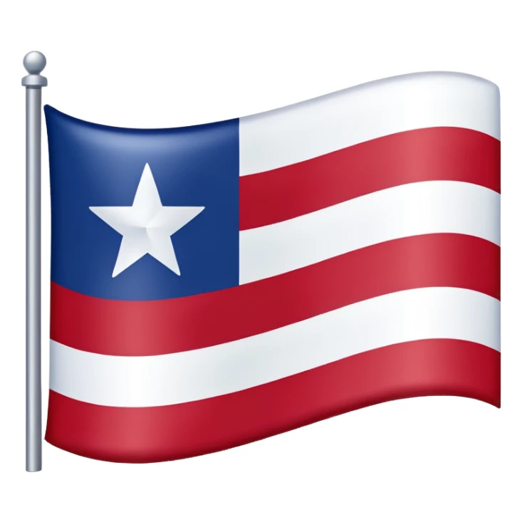 An emoji of the Texas state flag sticker