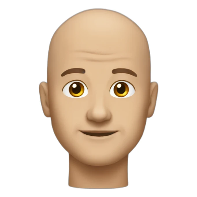 Maurice Leacock bald sticker