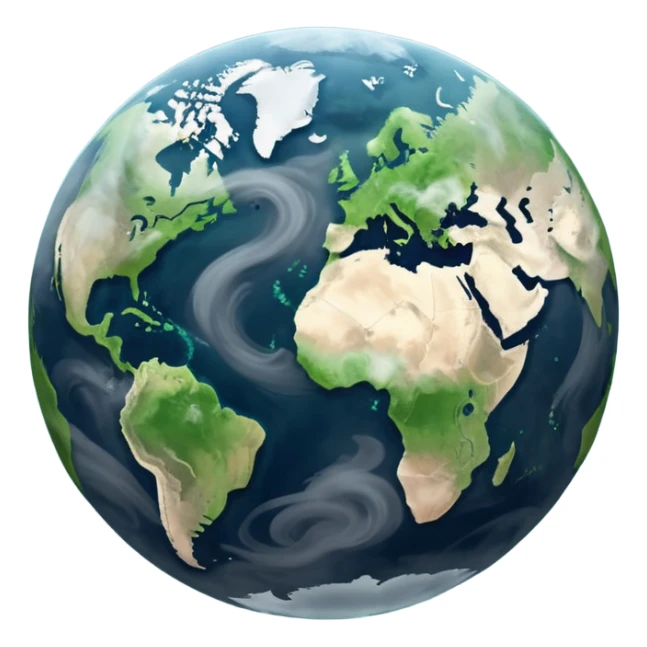 Pollution on earth the view should be were we see it out in the space  sticker