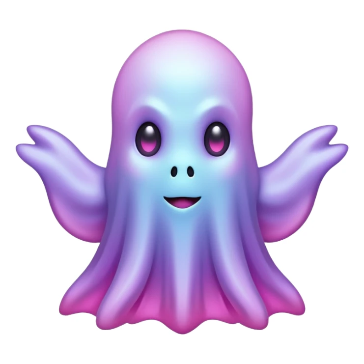 Pokemon legendary purple and pink type ghost sticker