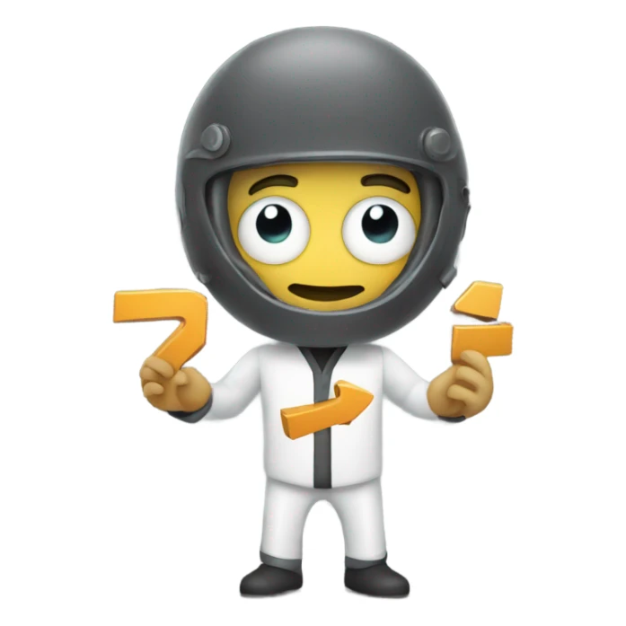 Holding sign that says mech fault  sticker