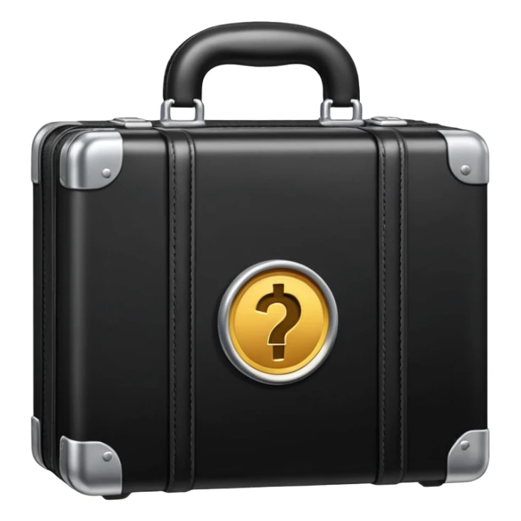 maletin con dinero cerrado sticker