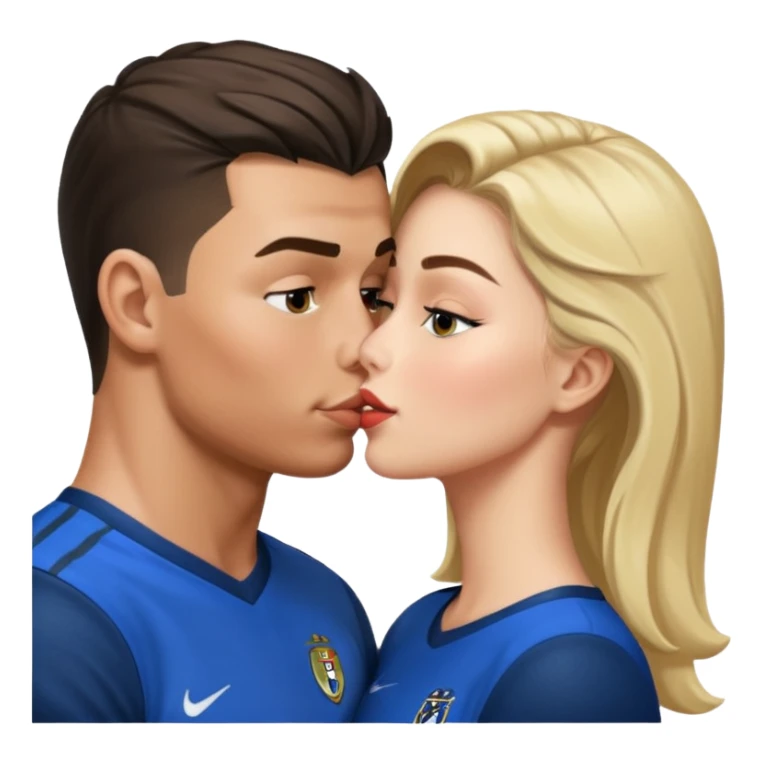 Georgina kissing ronaldo sticker