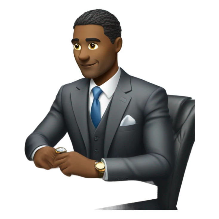 Rich man betting on sports sticker