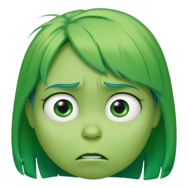 DISGUST FROM MOVIE INSIDE OUT sticker