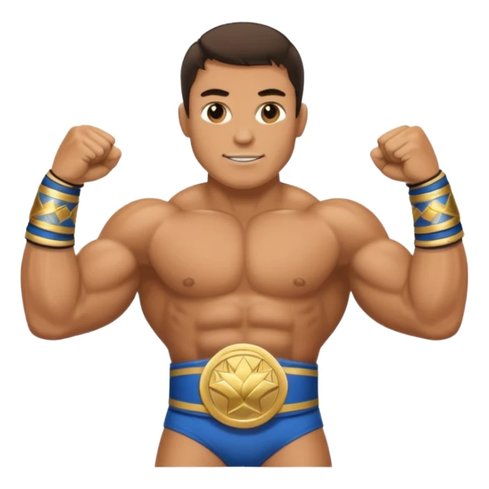  professional-wrestling with champions belt sticker