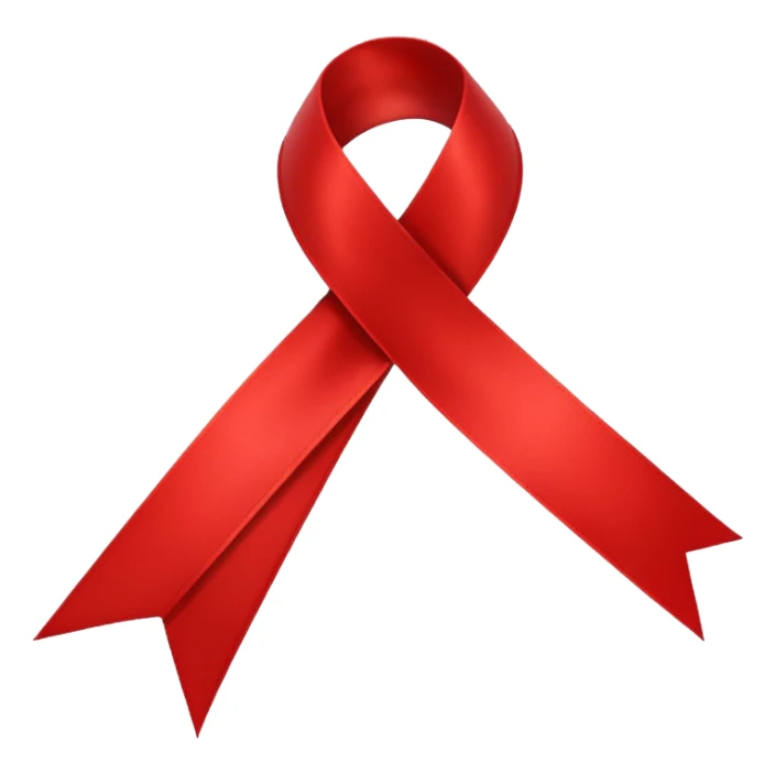 single red ribbon, isolated on white background, high detail, soft natural lighting, no text, no watermark --ar 1:1 --v 6
 sticker