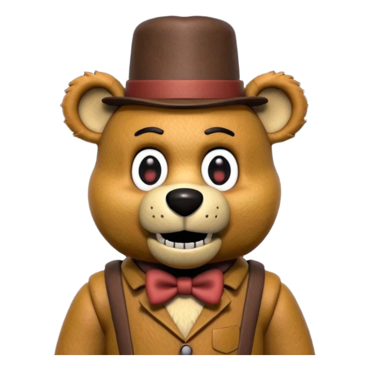 Freddy Fazbear (small hat) from Five Nights At Freddy's Movie sticker