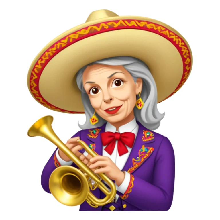 Mariachi Trumpet Player sticker