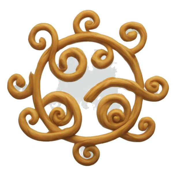 Trisquel celta 3 espirales unidas sticker