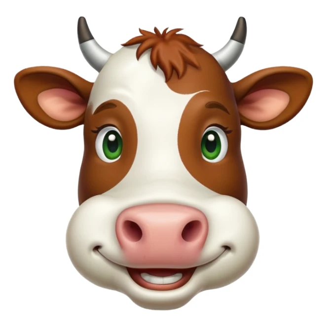 La vaca que ríe con un séptimo gigante sticker