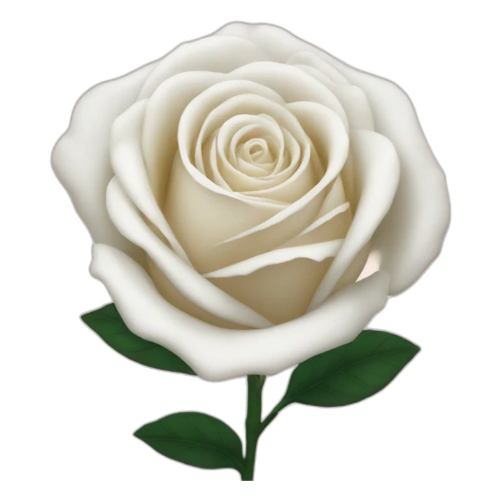 White rose as a woman, from Mr Robot tv series, Emoji sticker