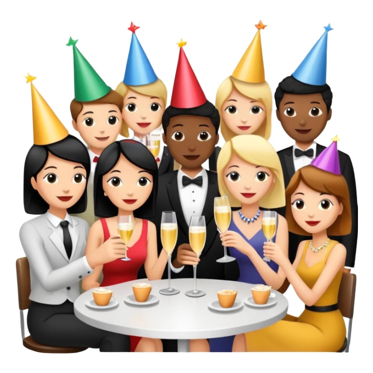 Party at a french paris SPAM cafe LANDSCAPE  sticker