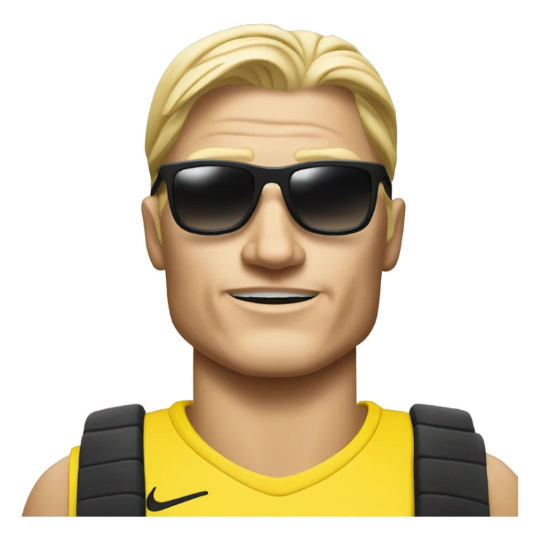 Erling haaland wear a sunglasses  sticker