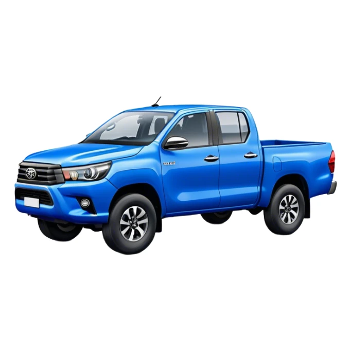 Toyota Hilux - Toyota (Model Year: 2021) (Iconic colour: Blue) sticker