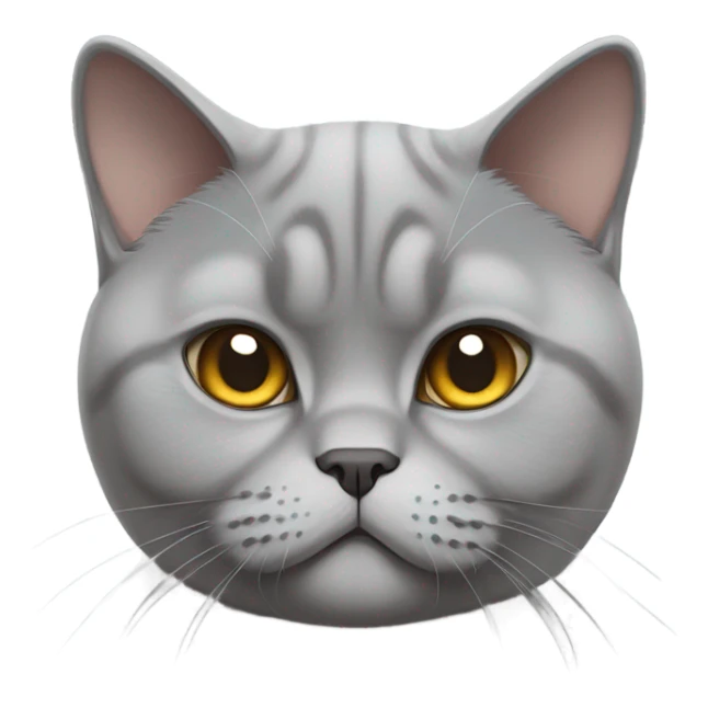 bored british shorthair sticker