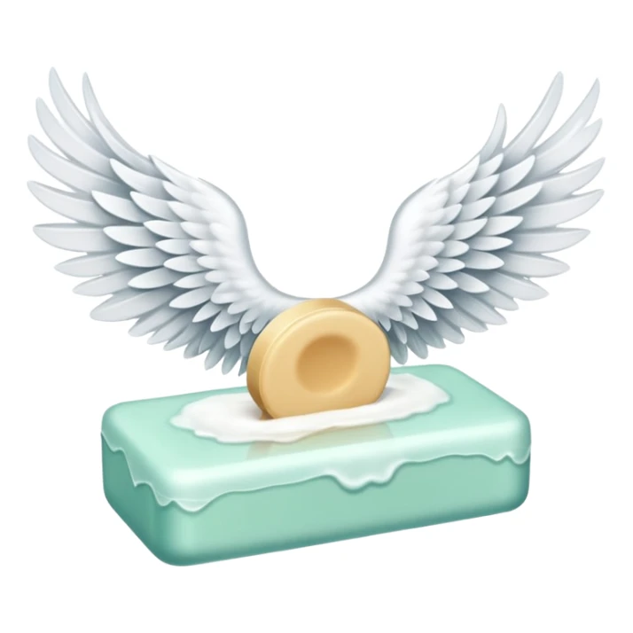 Un savon avec des grandes ailes sticker