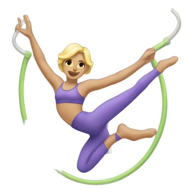 aerial hoop aerialist sticker