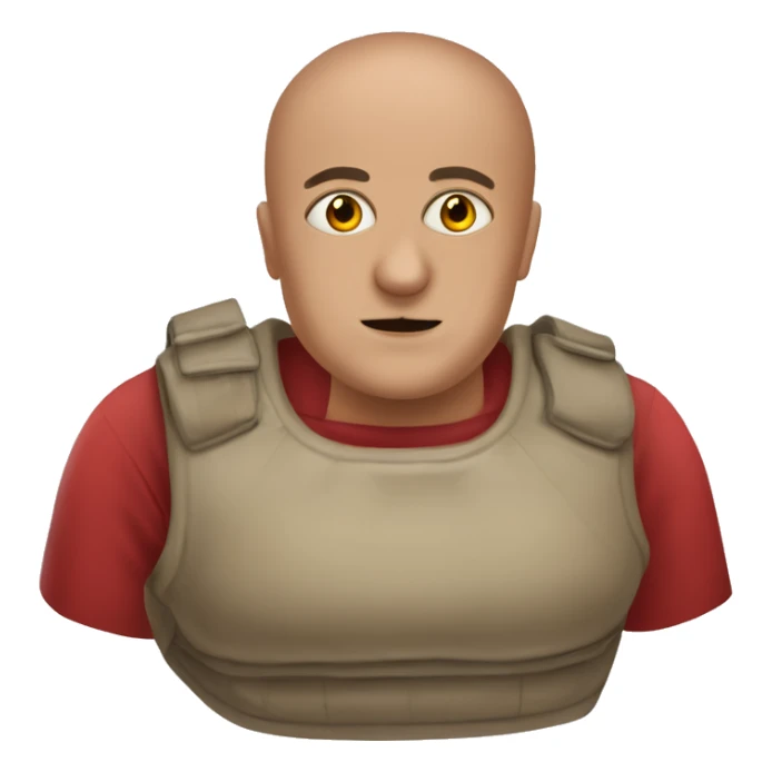 babosa con ojos rojos y colmillos afilados sticker