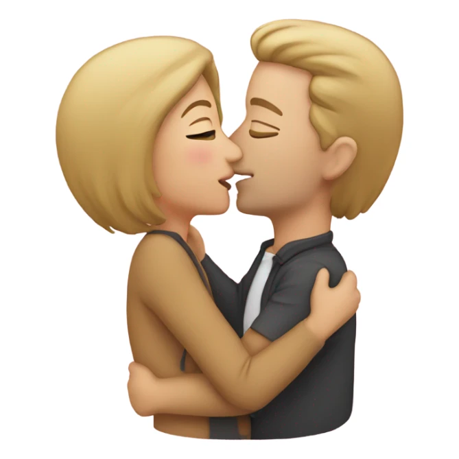 Me kissing my wife sticker