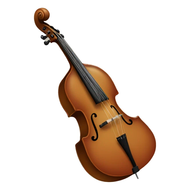 turkey playing upright bass sticker
