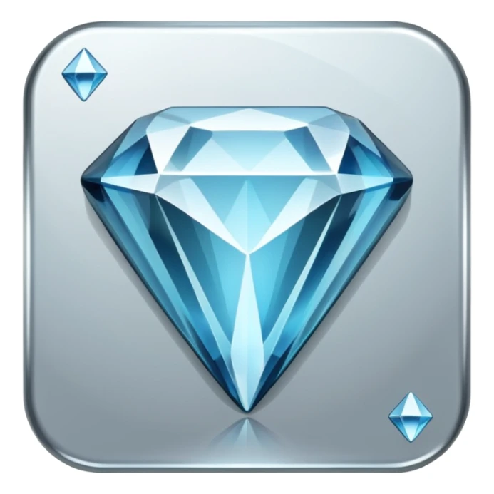 diamond play button sticker