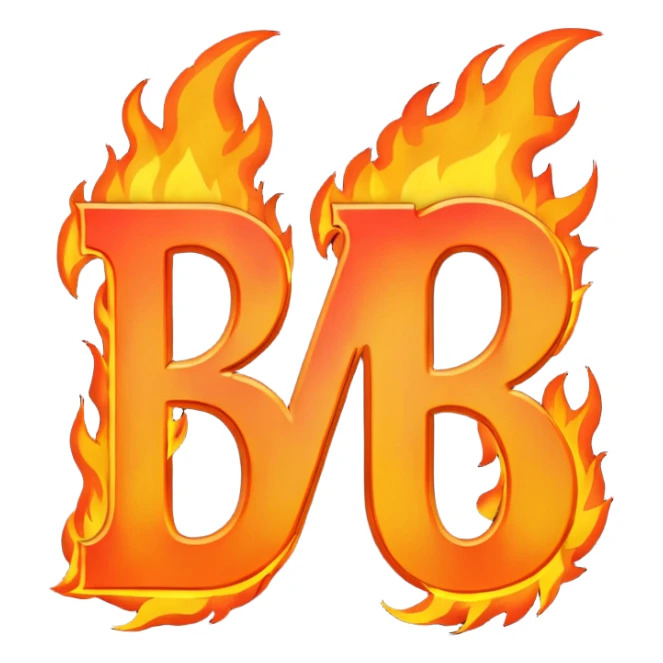 Can you make a banner that says PYRO in gothic letters, the letters should also be on fire  sticker