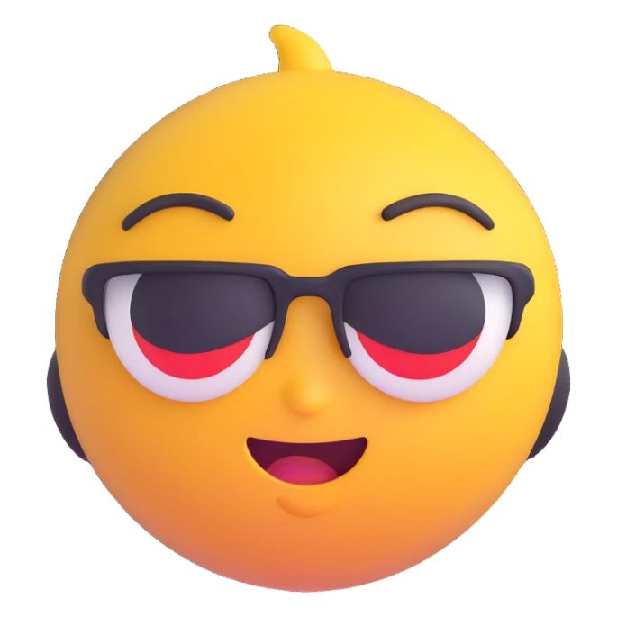 mean girl emoji, sassy, confident, stylish, attitude, expressive face sticker